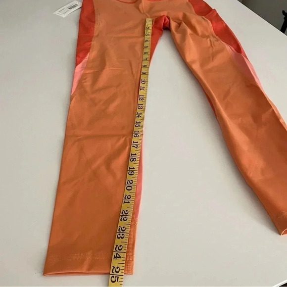 Outdoor Voices Zoom 7/8 Leggings XXS (Orange) Sunstone/Paprika/Peach Run Gym - Picture 15 of 15